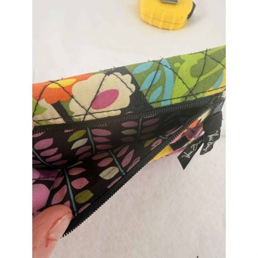 Vera Bradley Va Va Bloom Euro Wallet Trifold Quilted Floral Organizer - Picture 4 of 11
